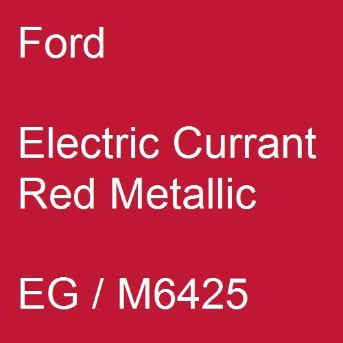 Ford, Electric Currant Red Metallic, EG / M6425.